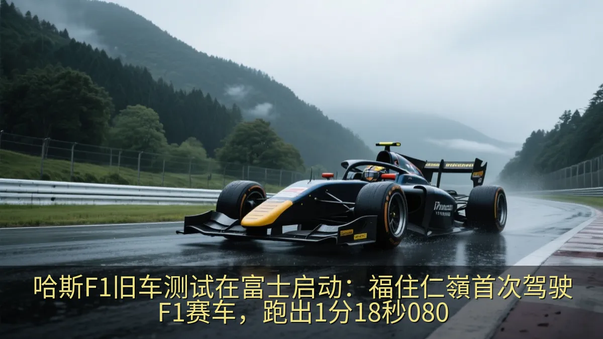 哈斯F1旧车测试在富士启动：福住仁嶺首次驾驶F1赛车，跑出1分18秒080