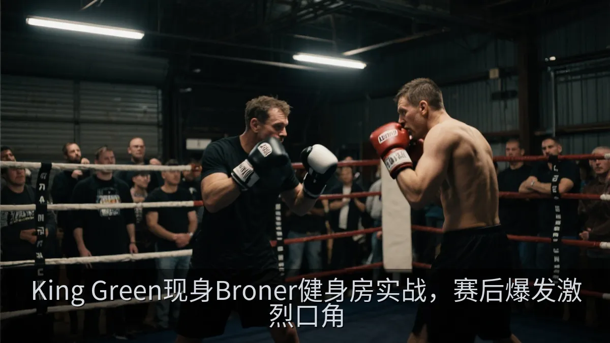 King Green现身Broner健身房实战，赛后爆发激烈口角