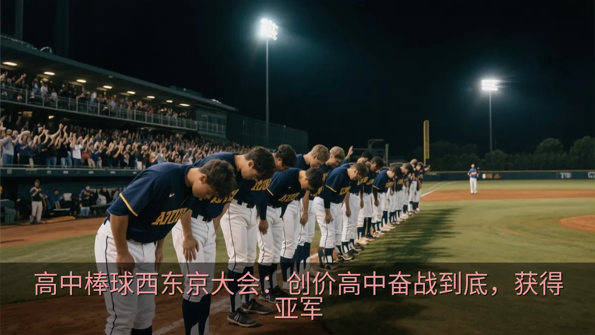 高中棒球队员赛后向看台鞠躬致意